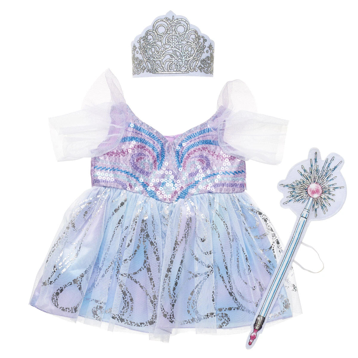 Wicked Glinda Teddy Bear Costume Gift Set | Build-A-Bear - US 3813