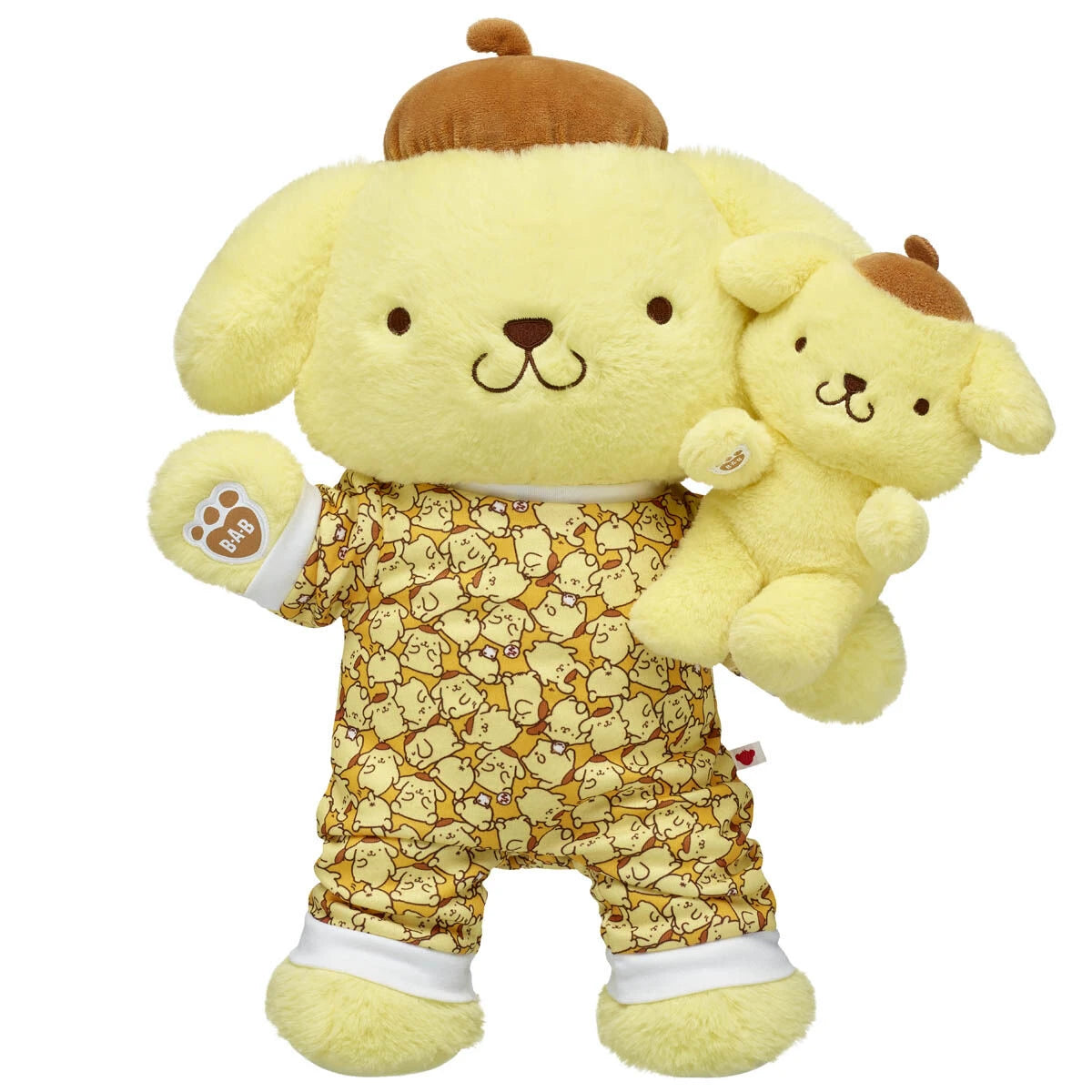 Sanrio® Pompompurin™ Plush with Mini Bean® | Build-A-Bear® - US 4734