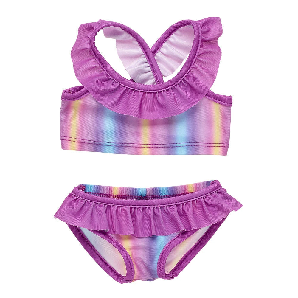 Two-Piece Rainbow Bikini for Stuffed Animals | Shop at Build-A-Bear® - US 9071