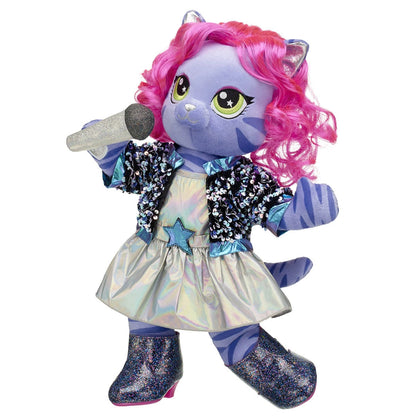 Honey Girls Teegan Tiger Sequin 2-fer Plush Toy Gift Set - US 2695