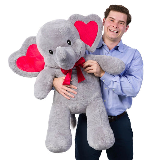 Giant Love You Tons Elephant Stuffed Animal | Build-A-Bear - US 8434
