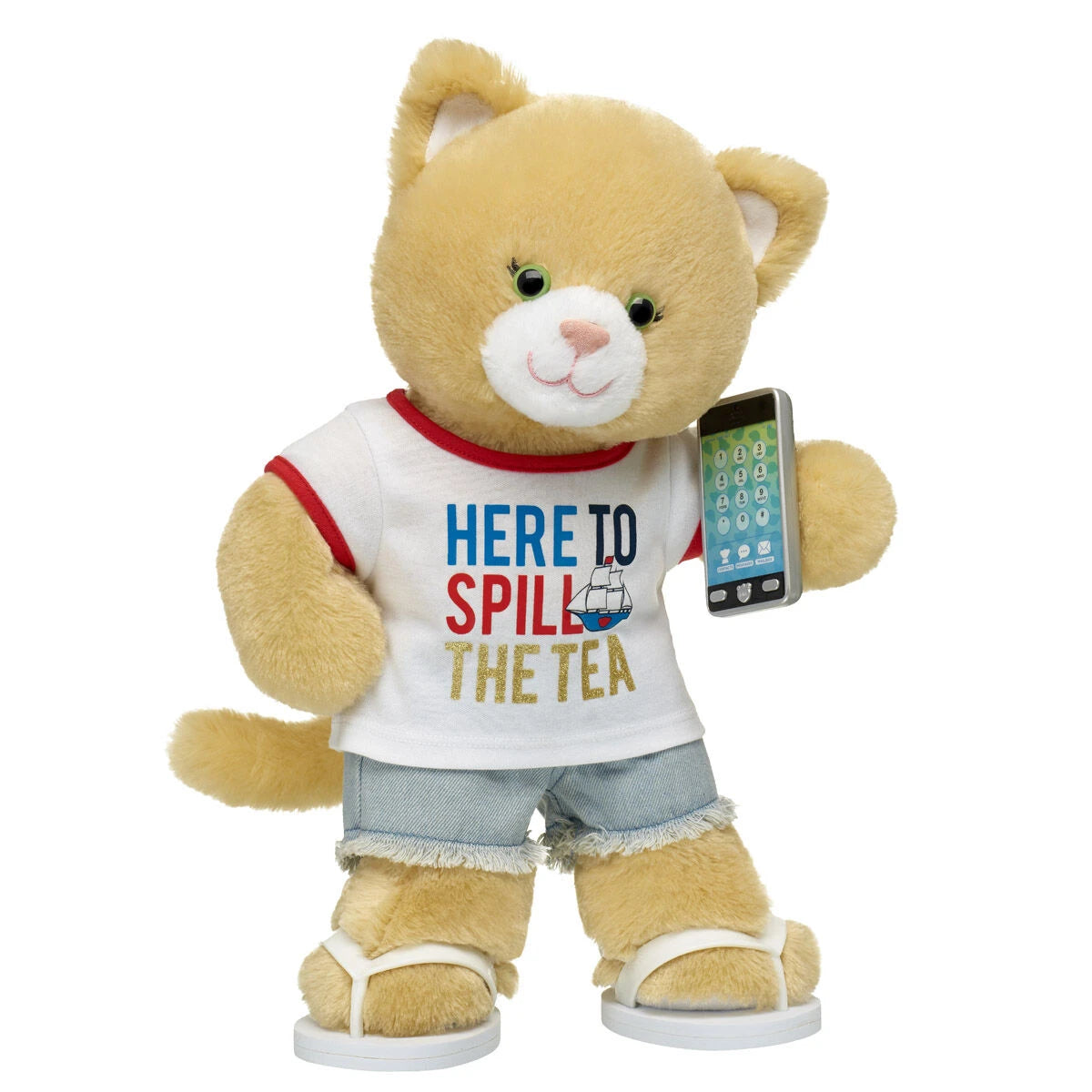 Jennifur Plush Cat Spill the Tea Gift Set - US 4139