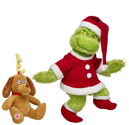Grinch &amp; Max Plush Gift Set | Build-A-Bear - US 3741