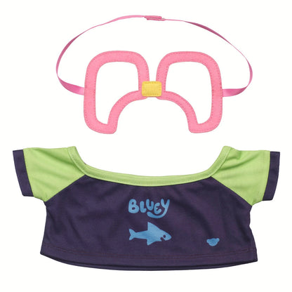 Bluey Plush w/ Swim Shirt &amp; Goggle Set | Build-A-Bear - US 6452