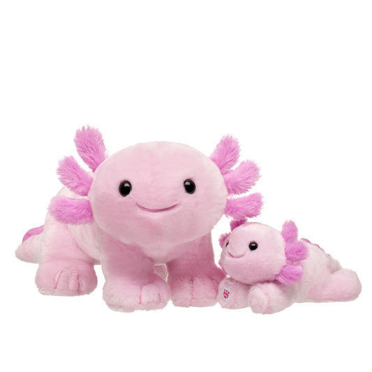 Pink Axolotl Stuffed Animal &amp; Mini Beans Gift Set | Build-A-Bear® - US 4399