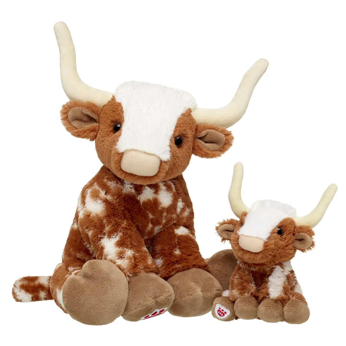 Longhorn Cow Stuffed Animal &amp; Mini Beans Gift Set | Build-A-Bear® - US 1176