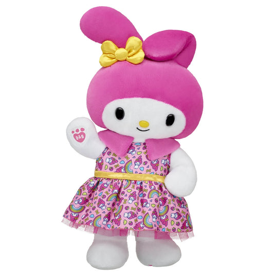 Sanrio Hello Kitty and Friends® My Melody™ Plush Gift Set with Rainbow Dress | Build-A-Bear® - US 1243