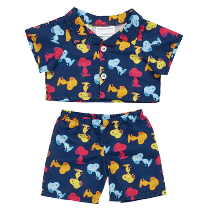 Timeless Teddy Bear &amp; Peanuts® Snoopy Pajamas | Build-A-Bear® - US 1050