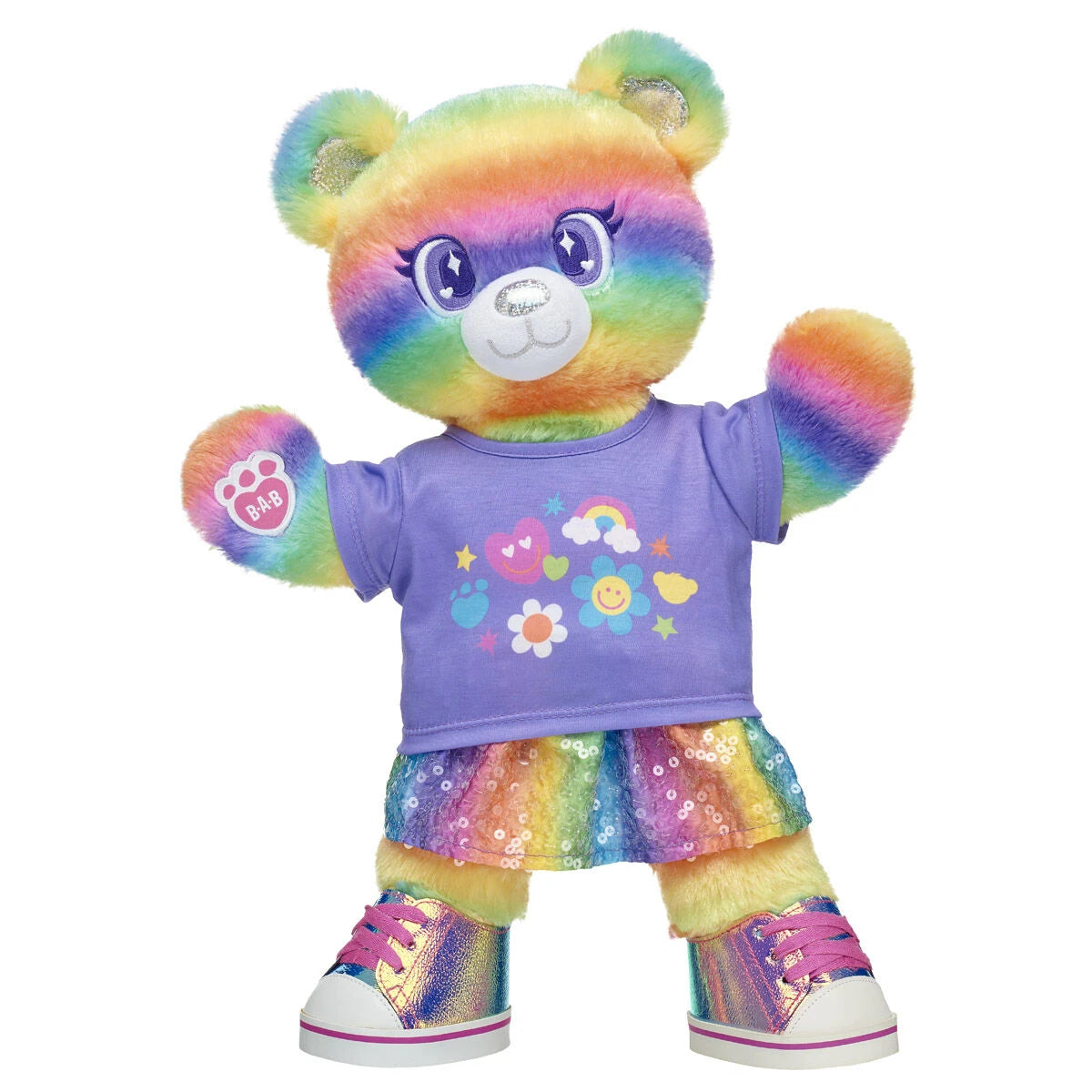Rainbow Stripes Teddy Bear Skirt Gift Set | Build-A-Bear - US 1843