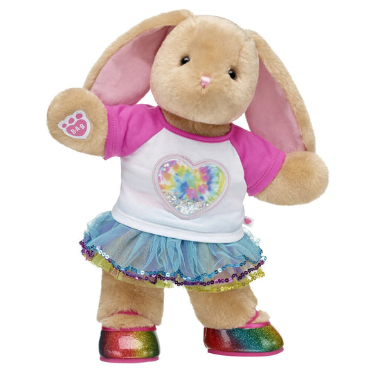 Pawlette™ Bunny Plush Rainbow Sequin Tutu | Build-A-Bear - US 3165