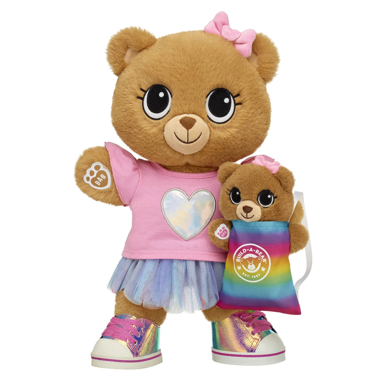 Bearnice Teddy Bear Mini Beans® &amp; Bear Carrier Set | Build-A-Bear® - US 7891