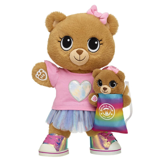 Bearnice Teddy Bear Mini Beans® &amp; Bear Carrier Set | Build-A-Bear® - US 6135