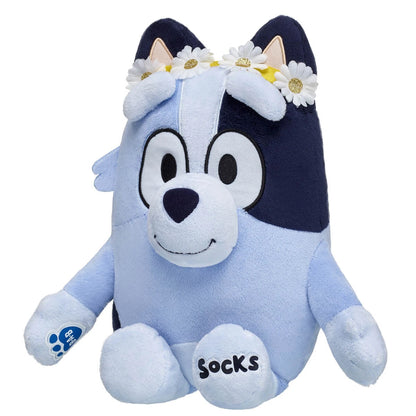 Socks Plush Puppy w/ Flower Crown | Build-A-Bear - US 6379