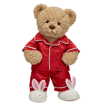 Timeless Teddy Bear Red Satin Pajama Gift Set| Build-A-Bear® - US 5534