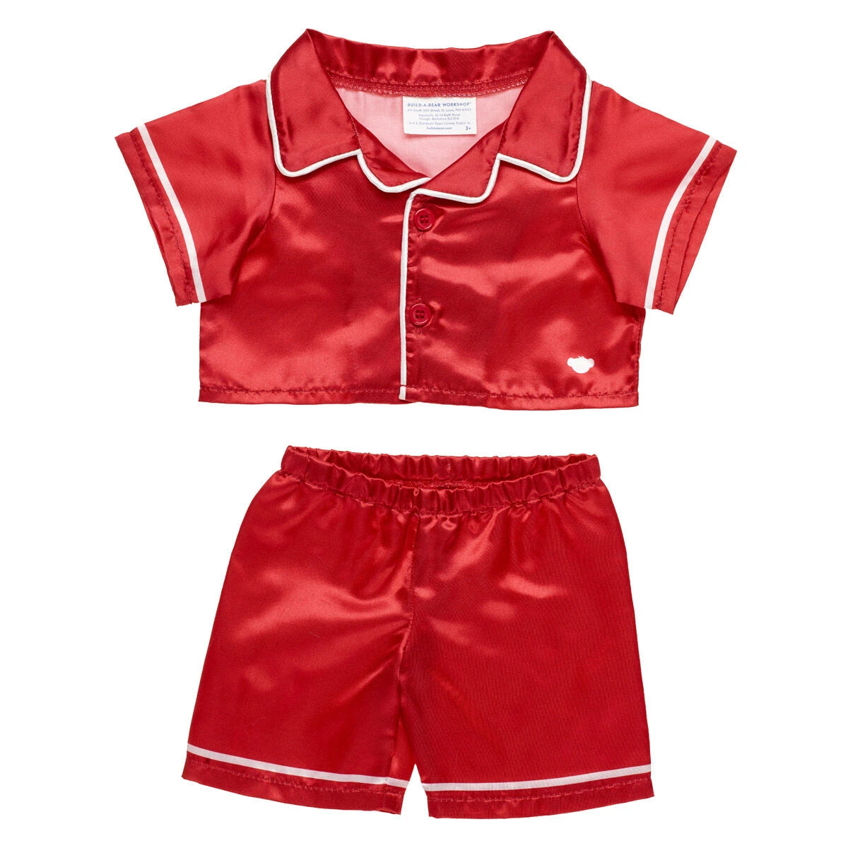 Red Satin PJs Set for Plush Toys | Build-A-Bear® - US 9510