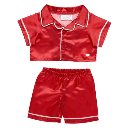 Red Satin PJs Set for Plush Toys | Build-A-Bear® - US 9510