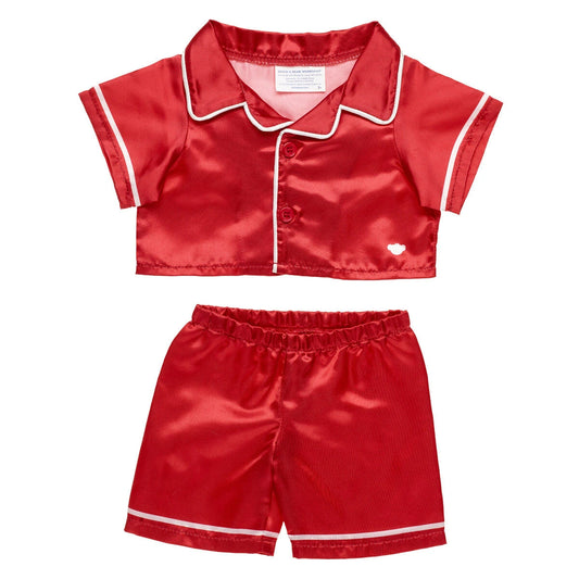 Red Satin PJs Set for Plush Toys | Build-A-Bear® - US 9510