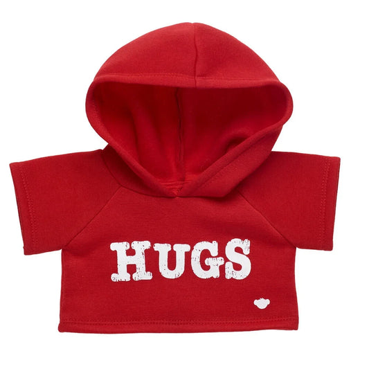 Red Hugs Hoodie for Stuffed Animals | Build-A-Bear® - US 3388