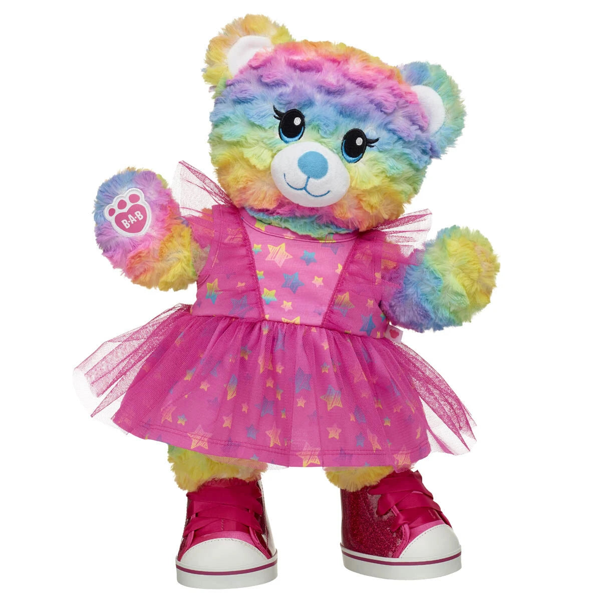 Rainbow Party Teddy Bear Star Dress Gift Set | Build-A-Bear® - US 2625