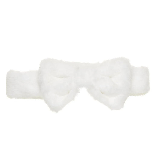 White Plush Bow Headwrap for Plush Toys | Build-A-Bear® - US 6246