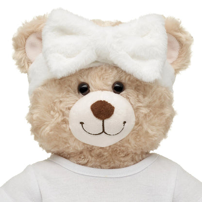 White Plush Bow Headwrap for Plush Toys | Build-A-Bear® - US 6246