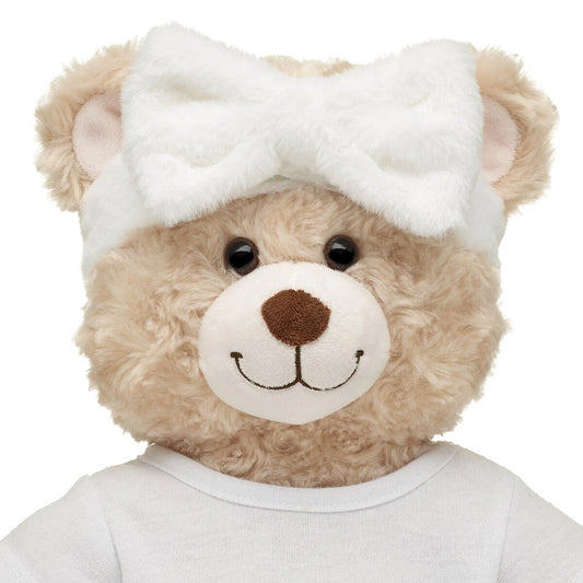 White Plush Bow Headwrap for Plush Toys | Build-A-Bear® - US 6246
