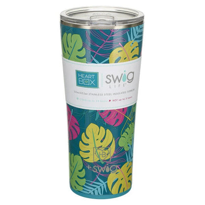 22 oz. Swig Life Palm Leaf Insulated Tumbler | Build-A-Bear® - US 4629