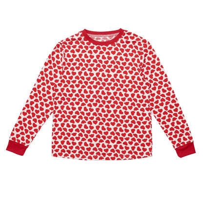Build-A-Bear Pajama Shop™ Red Hearts PJ Top - Adult - US 5075