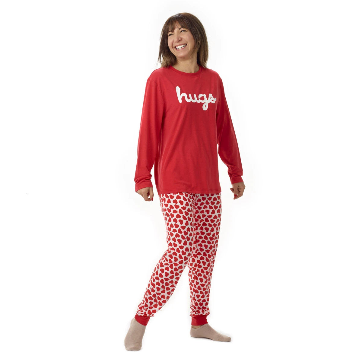 Build-A-Bear Pajama Shop™ Red Hearts PJ Pants - Adult - US 6596