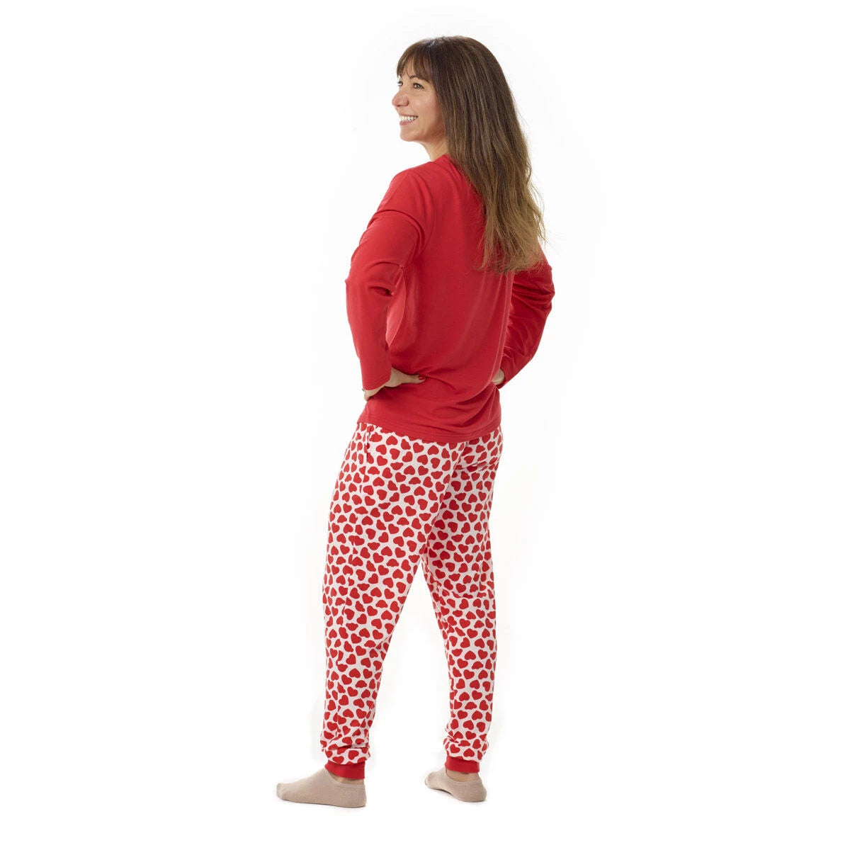Build-A-Bear Pajama Shop™ Red Hearts PJ Pants - Adult - US 5991