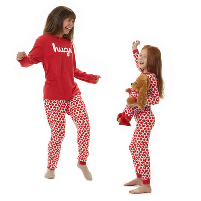 Build-A-Bear Pajama Shop™ Red Hearts PJ Pants - Adult - US 6596