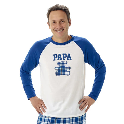 Build-A-Bear Pajama Shop™ Papa Bear Raglan Top - Adult - US 4897