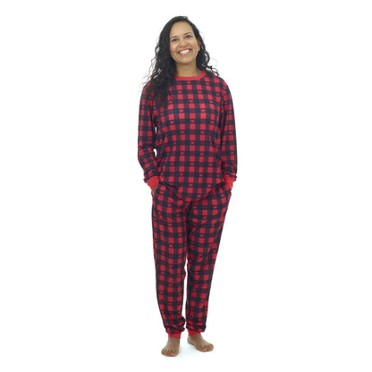 Build-A-Bear Pajama Shop™ Buffalo Check Top - Adult - US 8844