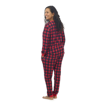 Build-A-Bear Pajama Shop™ Buffalo Check Top - Adult - US 8844