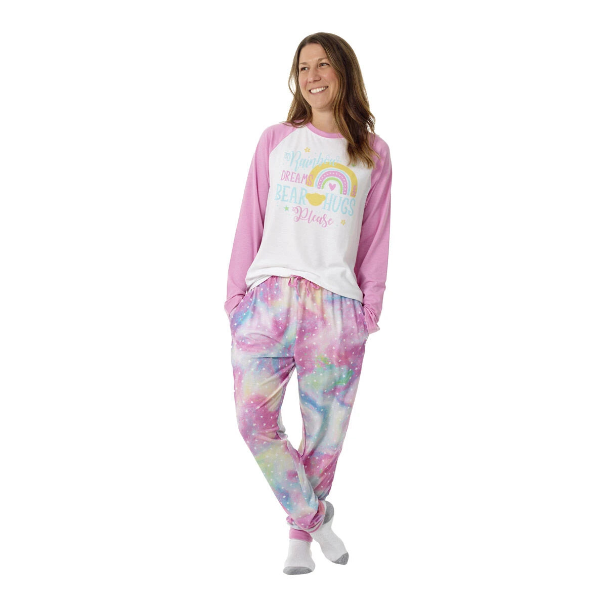 Build-A-Bear Pajama Shop™ Rainbow Galaxy Joggers - Adult - US 7145