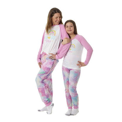 Build-A-Bear Pajama Shop™ Rainbow Galaxy Joggers - Adult - US 7762