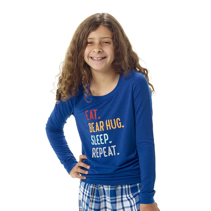 Build-A-Bear Pajama Shop™ Eat Sleep Repeat Top - Toddler &amp; Youth - US 6731