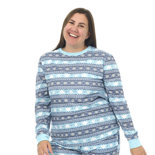 Build-A-Bear Pajama Shop™ Winter Fair Isle Top - Adult - US 2073