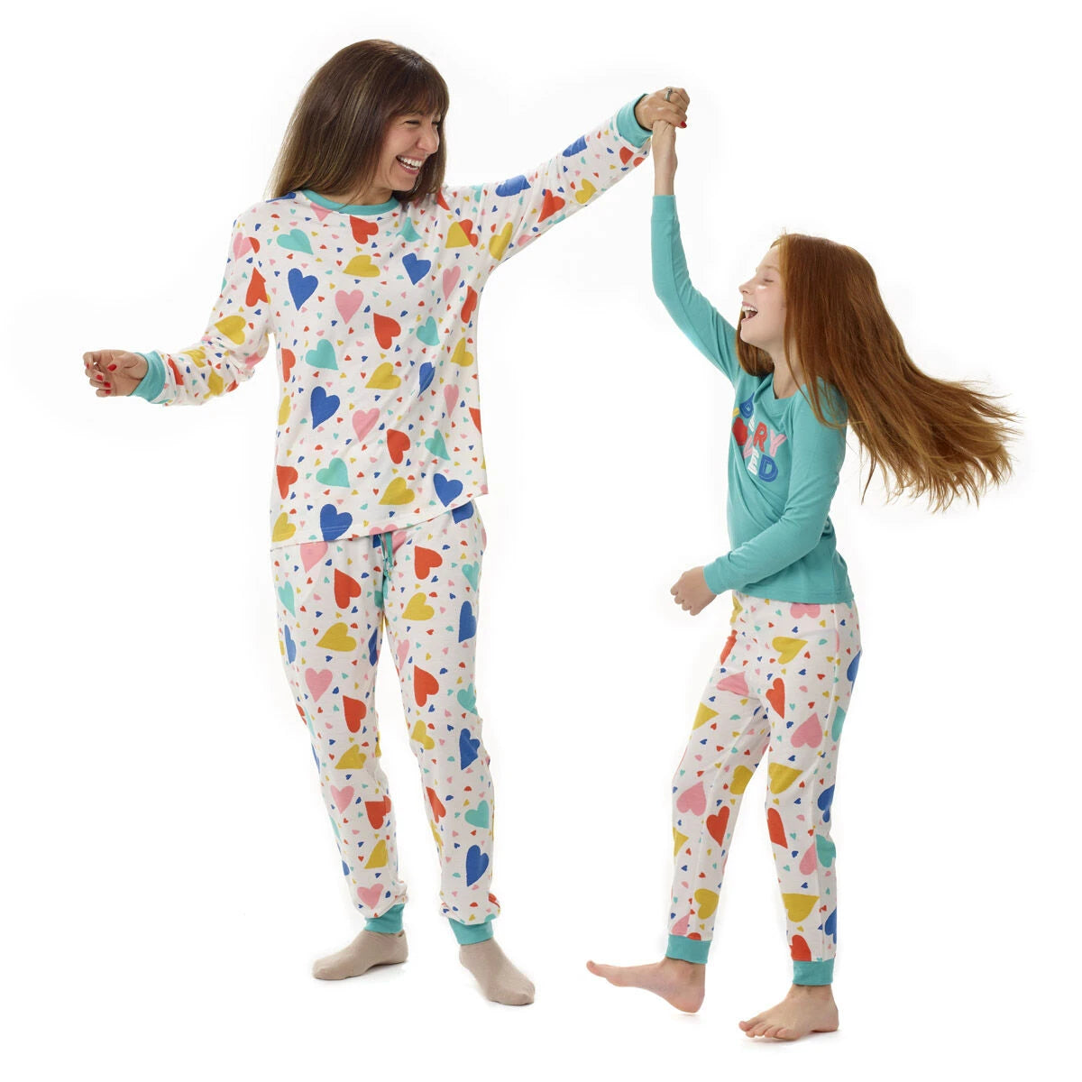 Build-A-Bear Pajama Shop™ Colorful Hearts PJ Top - Adult - US 5136