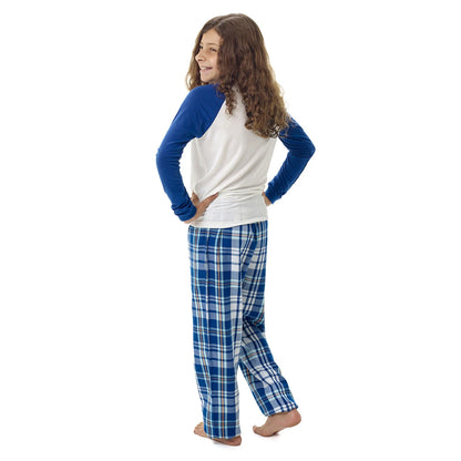 Build-A-Bear Pajama Shop™ Blue Plaid Pants - Toddler &amp; Youth - US 3753