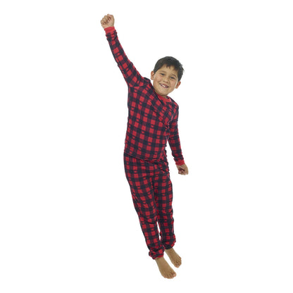 Build-A-Bear Pajama Shop™ Buffalo Check Top - Toddler &amp; Youth - US 2413