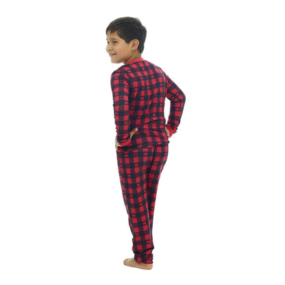 Build-A-Bear Pajama Shop™ Buffalo Check Top - Toddler &amp; Youth - US 9676