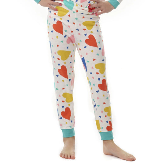 Build-A-Bear Pajama Shop™ Colorful Hearts PJ Pants - Toddler and Youth - US 7169