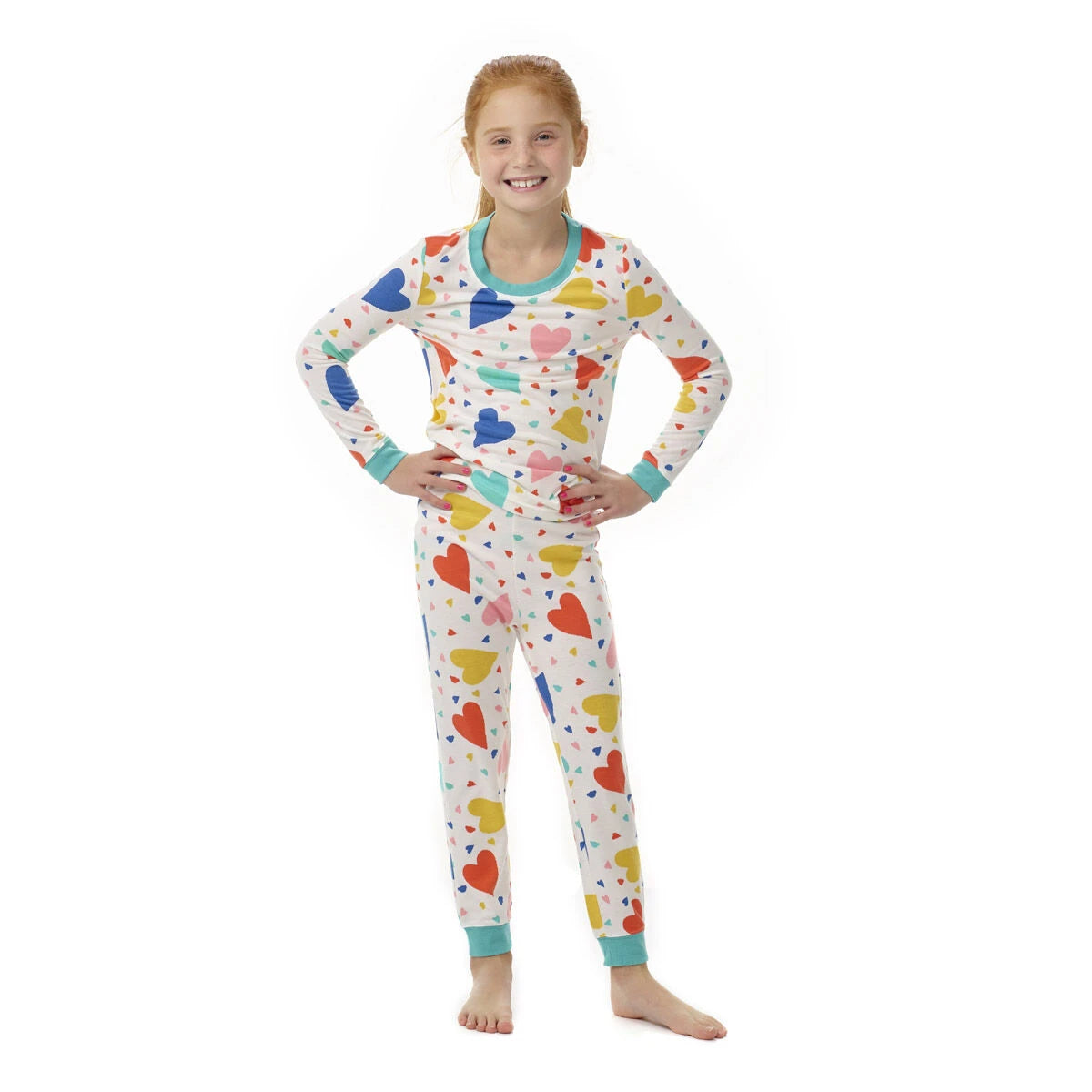 Build-A-Bear Pajama Shop™ Colorful Hearts PJ Pants - Toddler and Youth - US 7169