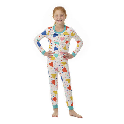 Build-A-Bear Pajama Shop™ Colorful Hearts PJ Pants - Toddler and Youth - US 7169