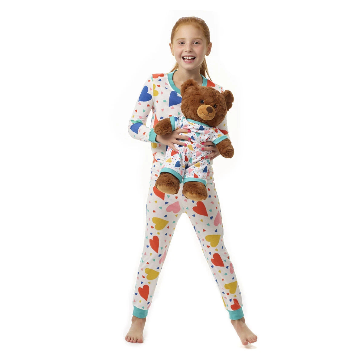 Build-A-Bear Pajama Shop™ Colorful Hearts PJ Pants - Toddler and Youth - US 8881