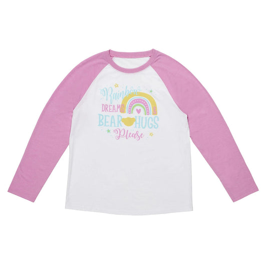 Build-A-Bear Pajama Shop™ Rainbow Dreams &amp; Bear Hugs Please PJ Top - Adult - US 5978