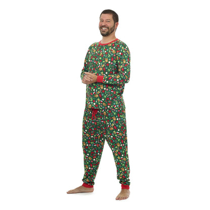 Build-A-Bear Pajama Shop™ Holiday Print Top - Adult - US 8444