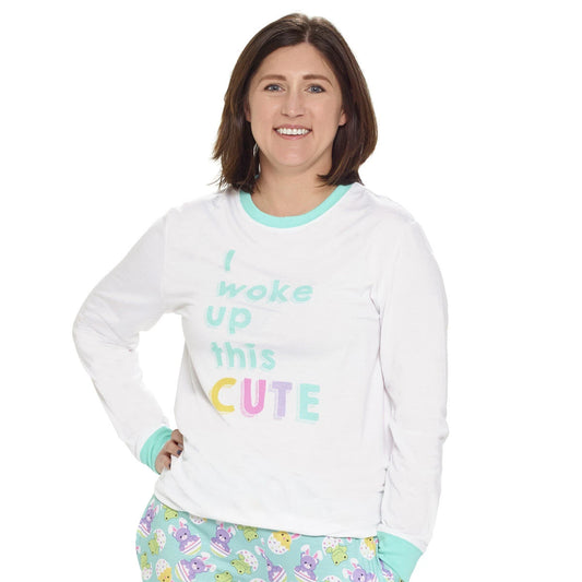 Build-A-Bear Pajama Shop™ "I Woke Up This Cute" PJ Top - Adult - US 1364