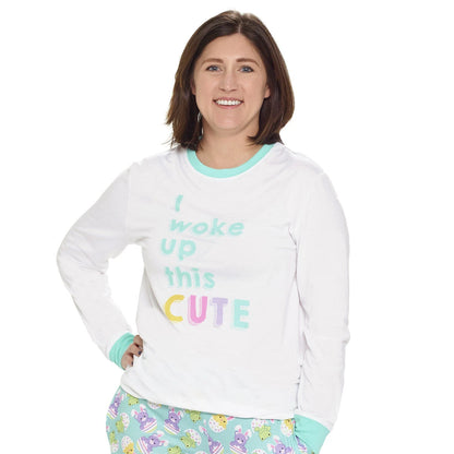 Build-A-Bear Pajama Shop™ "I Woke Up This Cute" PJ Top - Adult - US 6032